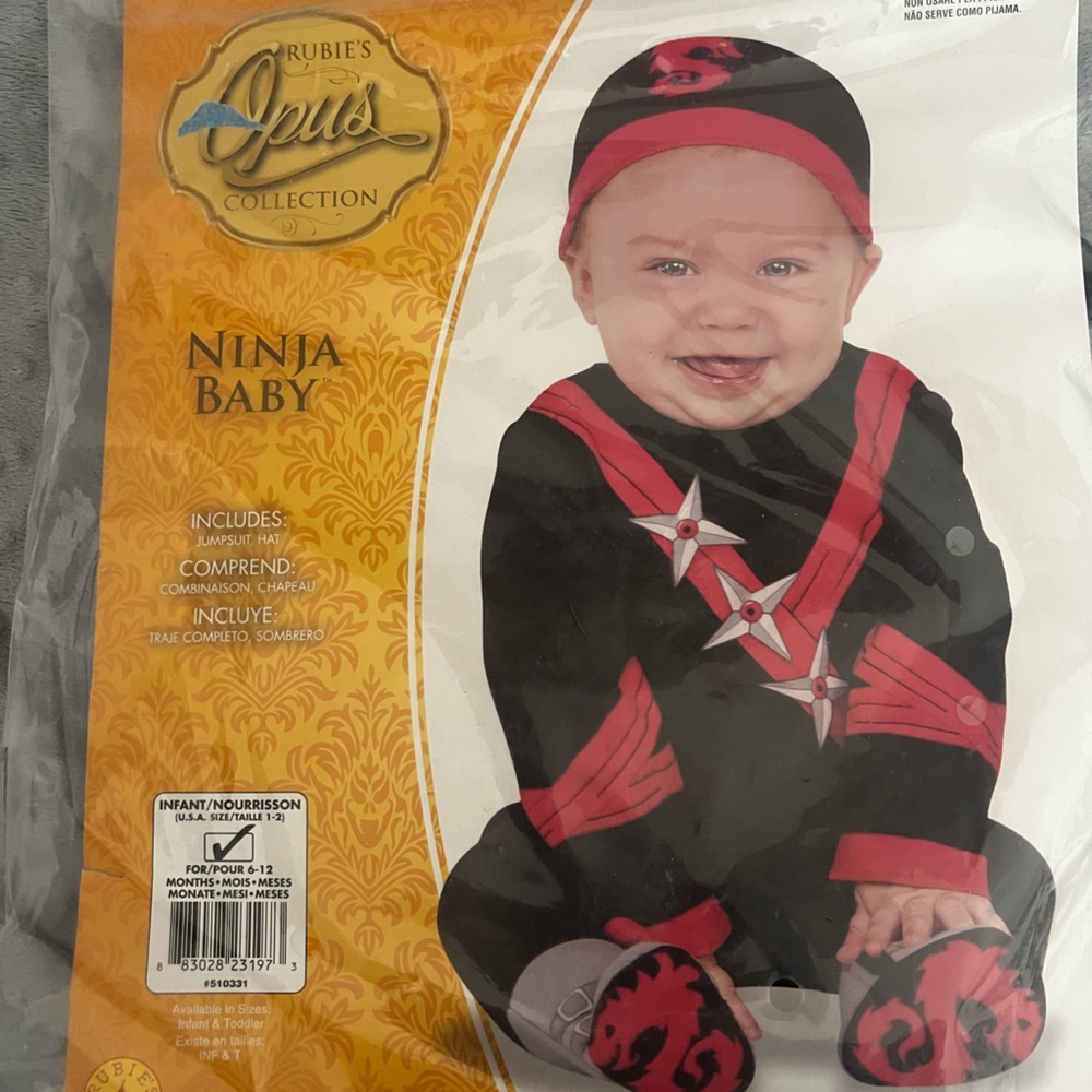 Baby Ninja (6-12m) Halloween Costume